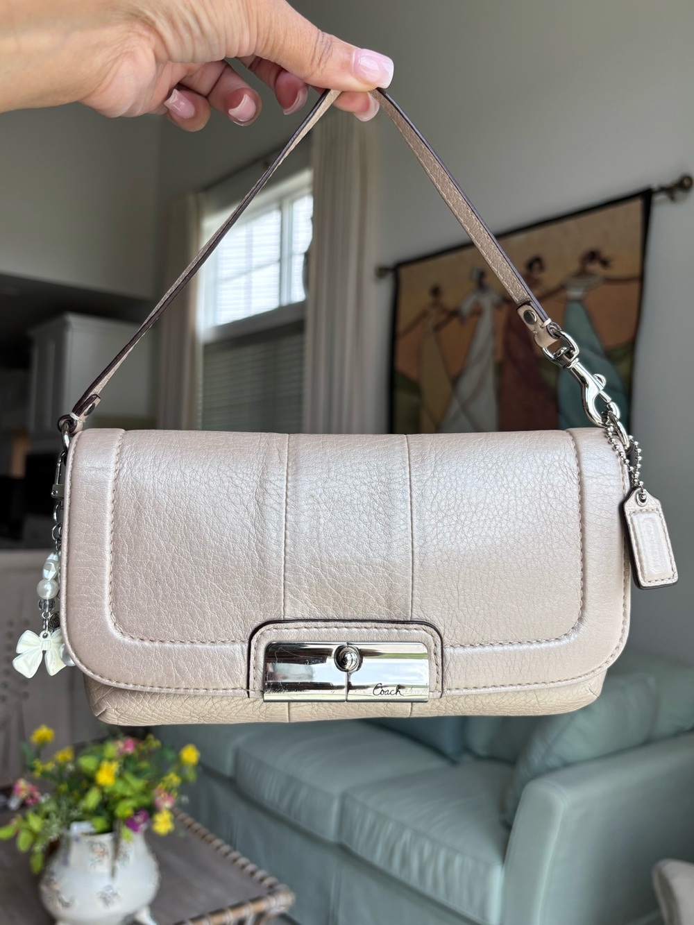 ✨💎COACH Kristin Large Wristlet Mini Bag 💎✨